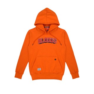 เสื้อกันหนาว มีฮู้ด ลายเลือด Residval 03 สีส้ม