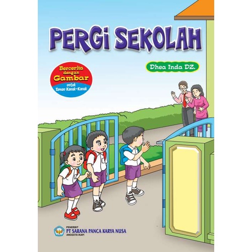 หนังสือนิทานสําหรับเด็ก Go to School-(PAUD)