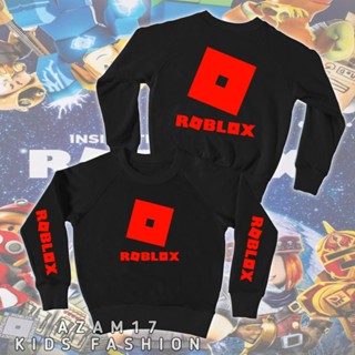 เสื้อกันหนาว คอกลม มีฮู้ด ลาย Roblox Game Roblox สําหรับเด็กผู้ชาย และเด็กผู้หญิง