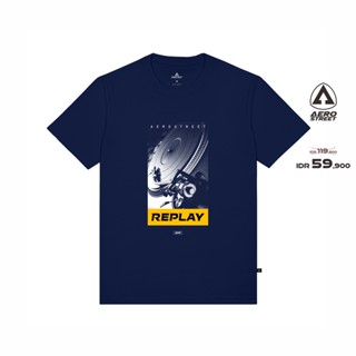 ใหม่!!! เสื้อยืด ลาย Replay Navy Kaos AACAA