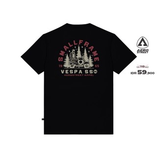 ใหม่!!! เสื้อยืด ลาย Vespa SS AACAA สีดํา