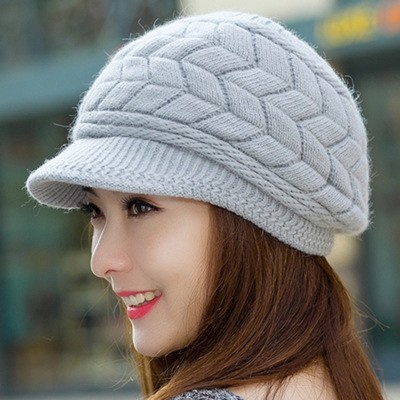 Fiw KOREAN แฟชั่นสตรี KNIT HAT WINTER KNIT