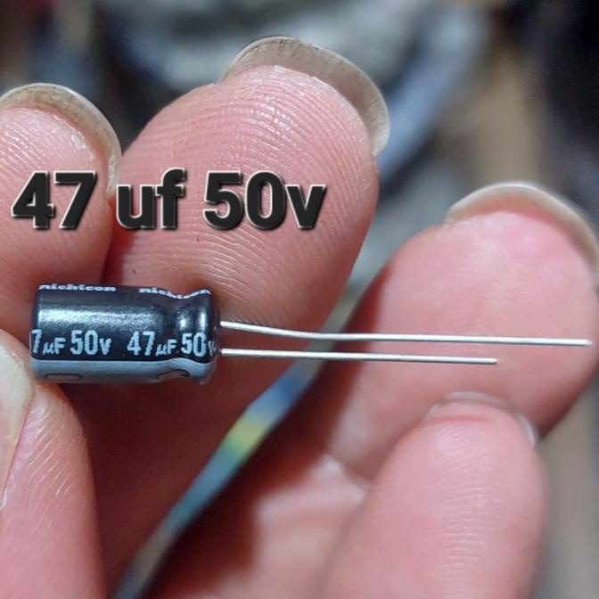 Elko Elco ( 47Uf 50V ) 47 Uf Micro 50 V Volt 47Micro