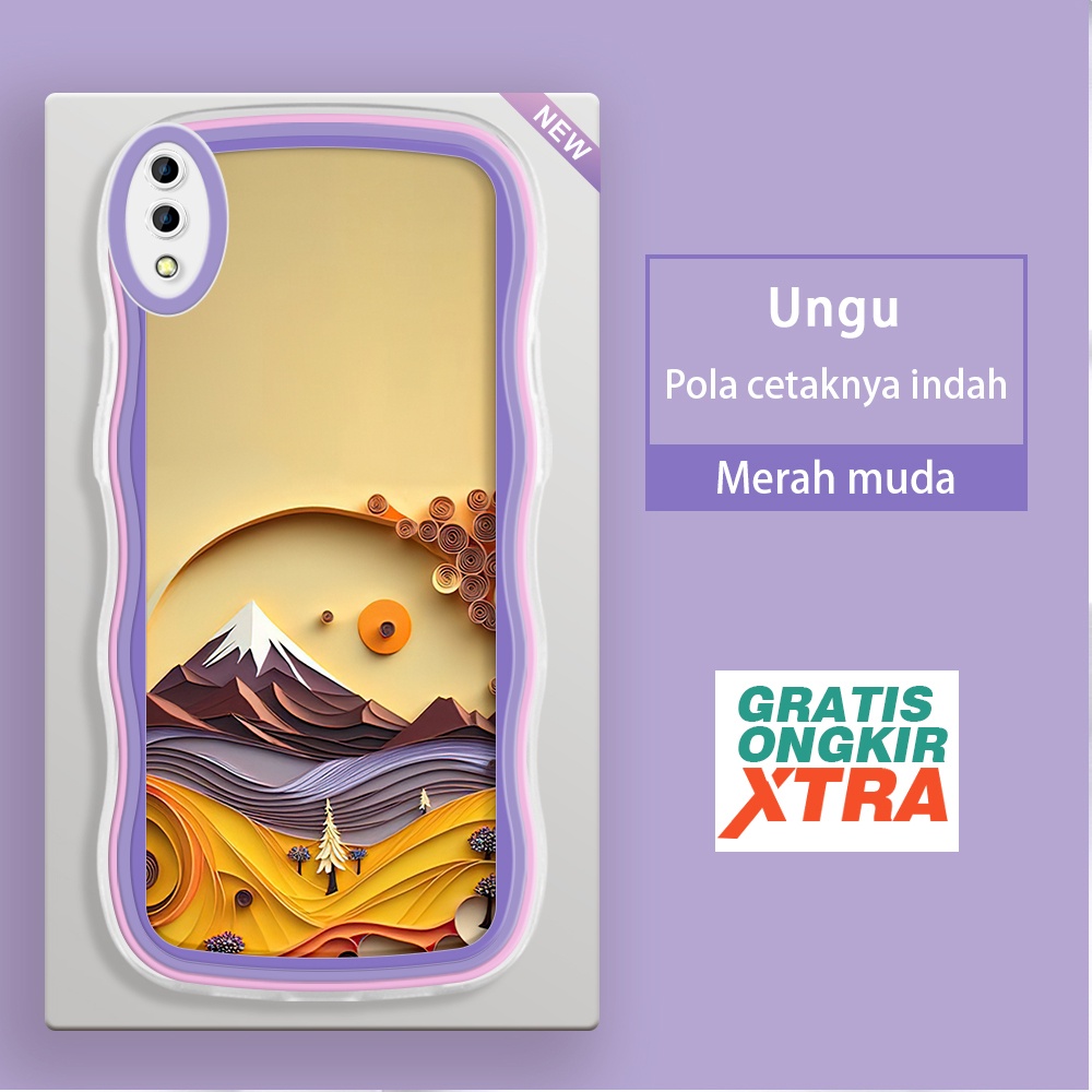 Jasouwe Vivo Y17S Y33T Y36I Y66 Y65 z3 z3i x9 x9s V11I V11 V5 Plus IQOO Z7X 5G เคสโทรศัพท์ Mountain 