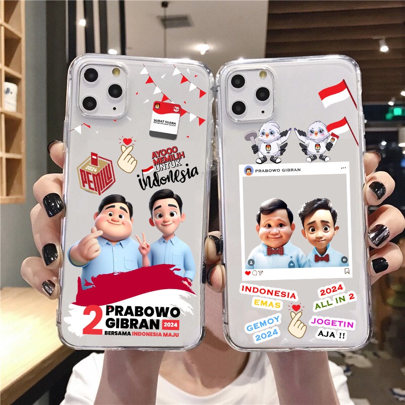 เคส ELECTION 2024 PRABOWO GIBRAN GEMMY REALME C25Y C21Y 8 5G C25 C20 C21 C11 C12 C15 C17 U1 U2 C3 2 