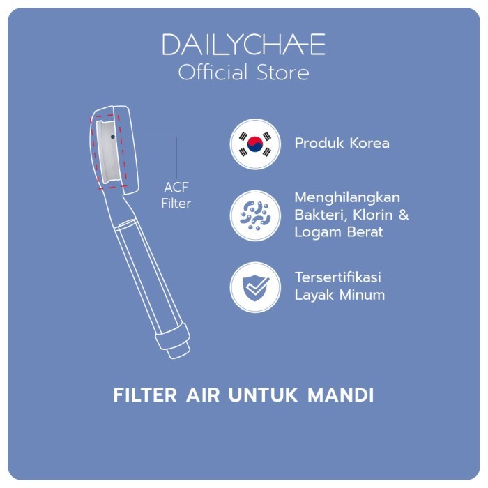 READY DAILY CHA-E ACF FILTER - เครื่องกรองน้ําสําหรับอาบน้ํา