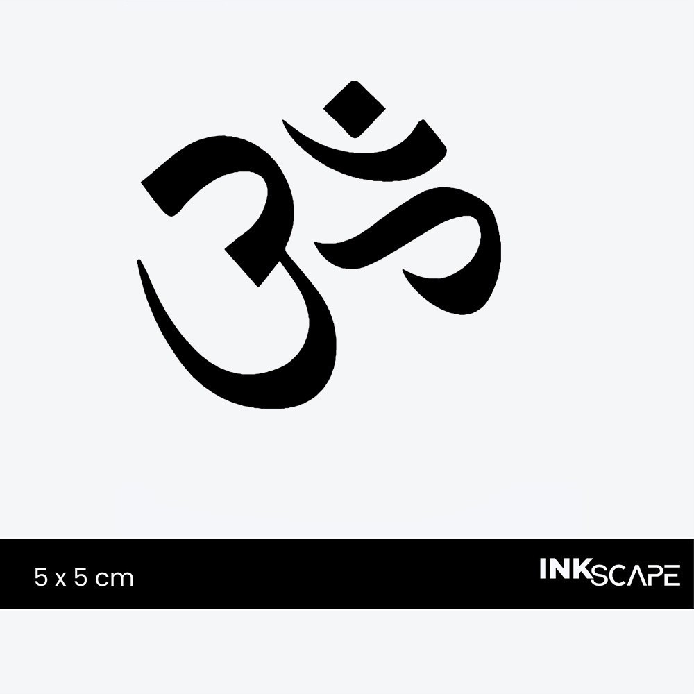 Inkscape รอยสักกึ่งถาวร 50x50 ขนาดเล็ก - A16