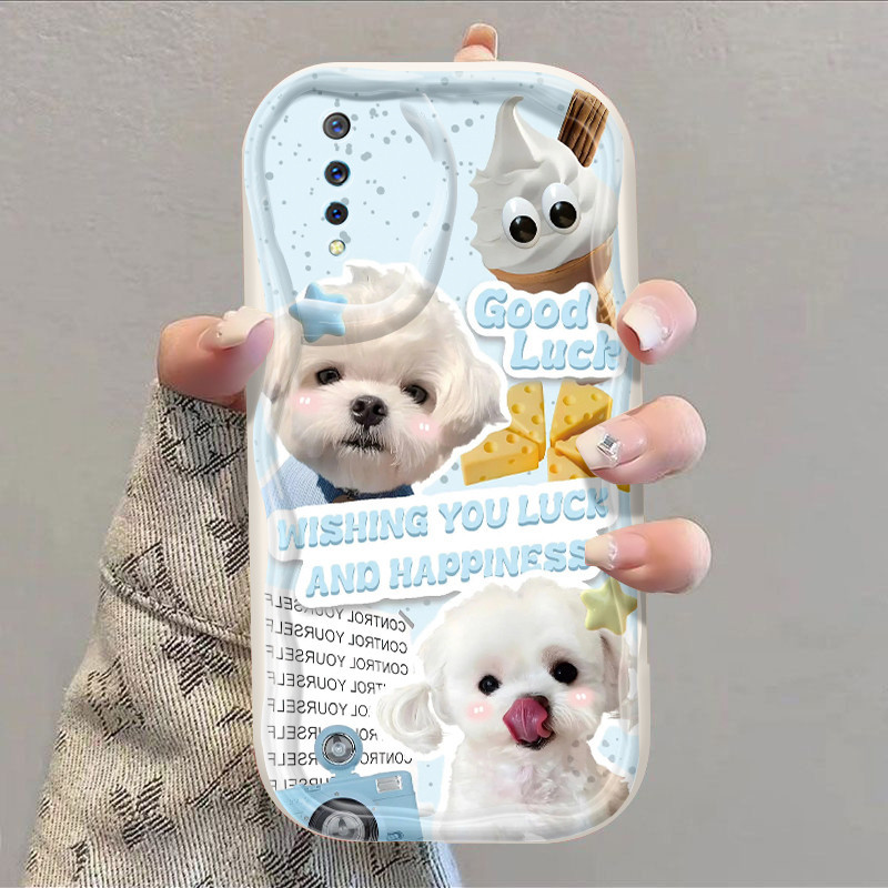 VIVO Y85 V9 V9 Youth V9 Pro S1 Pro Y85A Z1i Z3x กรณีคนรักสุนัขรูปแบบ hp เคสโทรศัพท์ซิลิโคนอ่อนกรอบป้