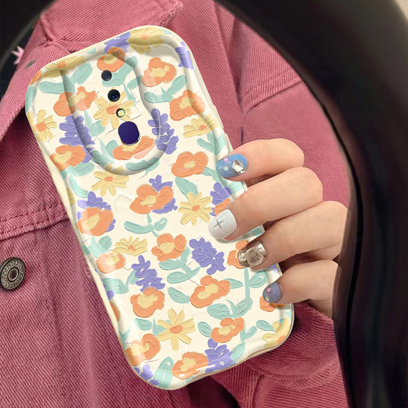 เคสโทรศัพท์มือถือ ลายดอกไม้ สวยงาม สร้างสรรค์ สําหรับ OPPO F11 A9 2019 A9x