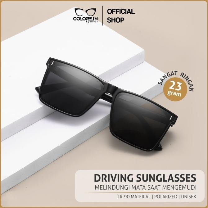 Colore.In แว่นกันแดดโพลาไรซ์ Tr90 ผู้ชายผู้หญิง 808-1