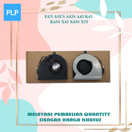 พัดลม Asus A43 A43S K43 K43S X43 X43