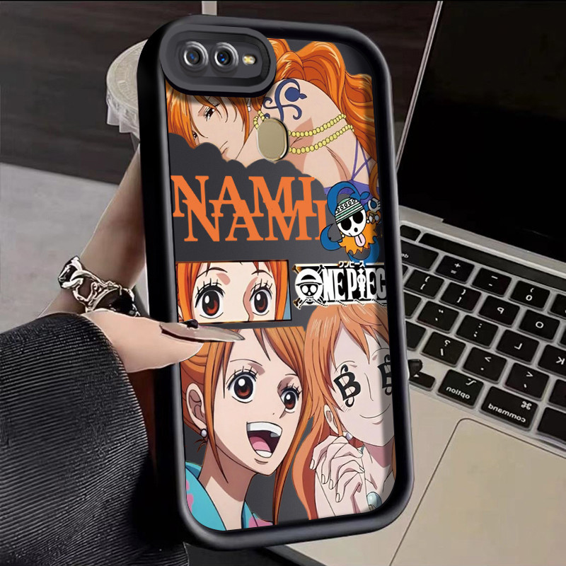 Hp OPPO A7 OPPO A5s OPPO A12 OPPO A12S A11k เคส Nami สวยและลูฟี่เคสโทรศัพท์มือถือลายชิ้นเดียวเคสป้อง