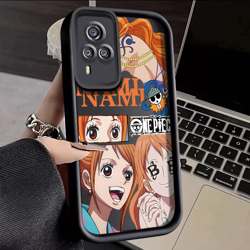 Hp Vivo Y51 2020 Y51A 2020 Y31 2020 Y53s Y33 เคส Nami สวยและลูฟี่เคสโทรศัพท์มือถือลายชิ้นเดียวเคสป้อ