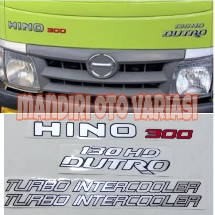 สติกเกอร์ Hino 300 Dutro 130HD สําหรับติดตกแต่งรถยนต์