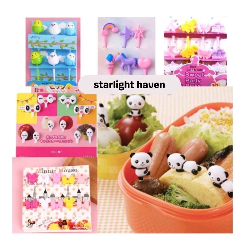 BENTO FORK / BENTO SKEWERS MANY CHOICES / อาหาร