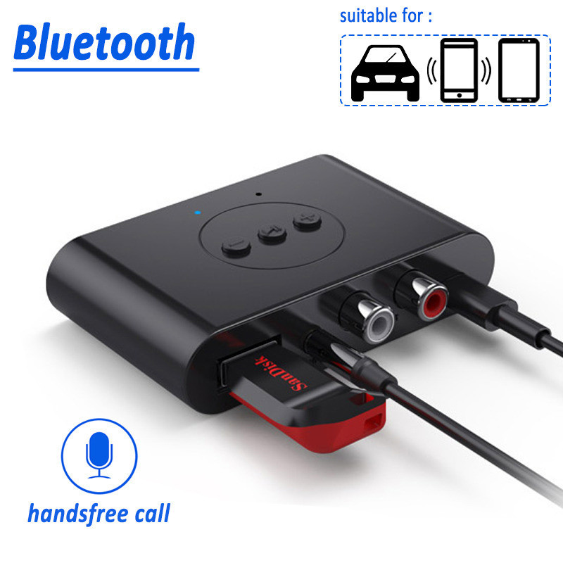 R3S Taffistudio Audio Bluetooth 5.2 Receiver Adapter Nfc 3.5mm - Bls-b21 - สีดํา R3WS