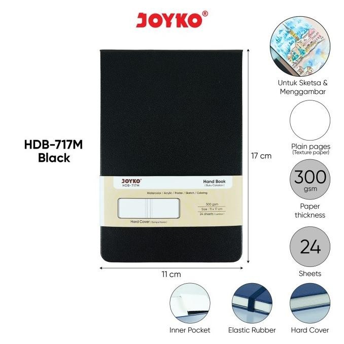 Joyko HDB-717S~717M 300 แกรม สมุดสเก็ตช์มือ