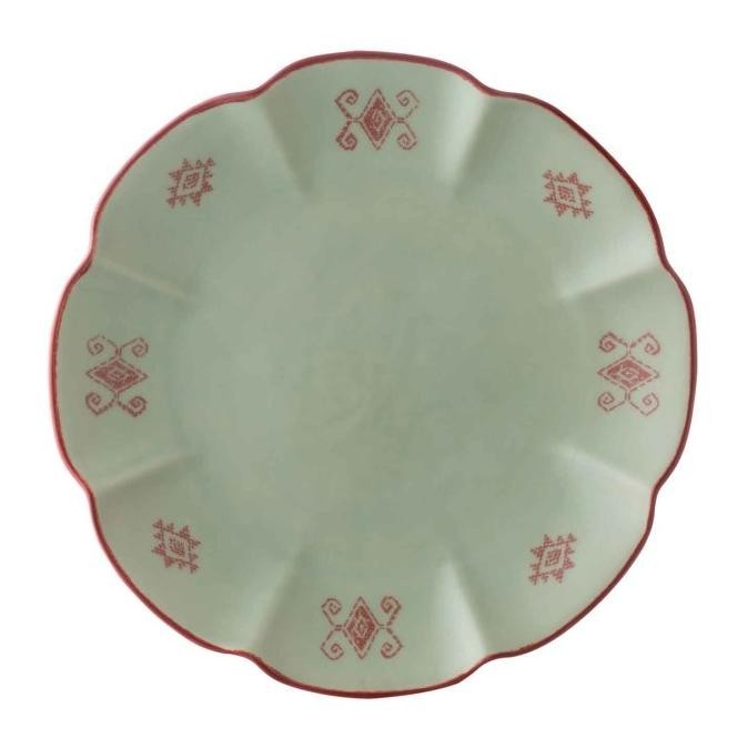 จานขนมหวาน/Jenggala Timur Collection จานอาหารค่ํา 23 ซม. Toska H32S