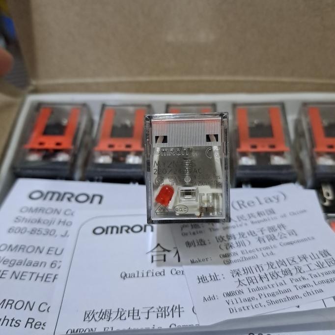 รีเลย์ Omron My2N-Gs 220Vac ดั้งเดิมสําหรับ