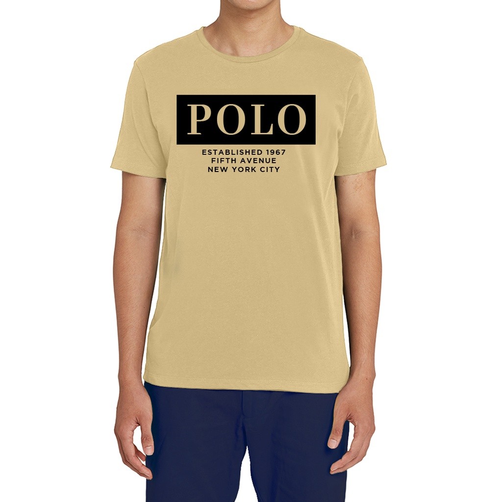 POLO - 7332.67 Mens T-Shirt POLO - สีเบจ