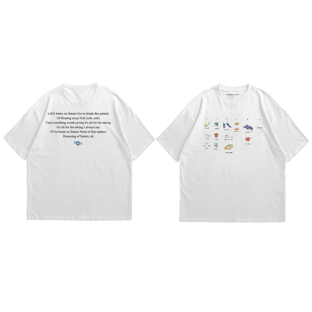 Sza Saturn Lumieres Le Noir I Cotton Combad 24s I เสื้อยืดพรีเมี่ยม