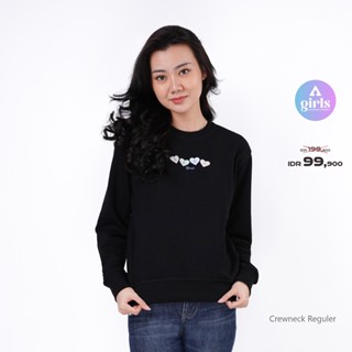 ใหม่!! Crewneck Aero Love เสื้อกันหนาว สีดํา 1EA01