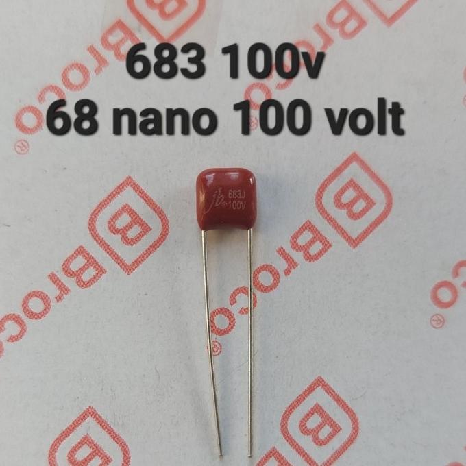 6863 100V 68Nano 68000 Pf 68 N Nano 100V 68,000 68000 Pf Piko Farat