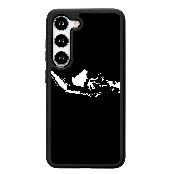 Case Casing Softcase Hardcase Samsung Galaxy S23 FE 5G แผนที่อินโดนีเซีย O2000