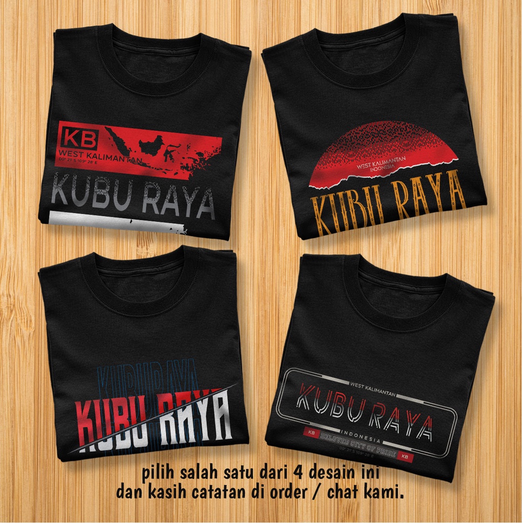 เสื้อยืด KUBU RAYA Distro พรีเมี่ยม - 4 KUBU RAYA DESIGNS FREE TO CHOOSE - XSRY2
