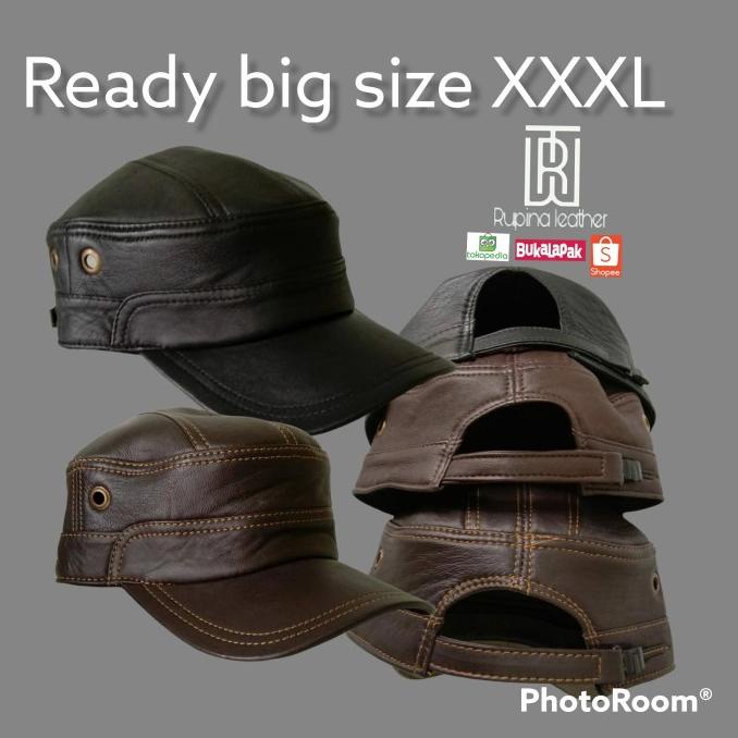 หมวกหนัง Commando ขนาดใหญ่ Xxl แบบดั้งเดิม