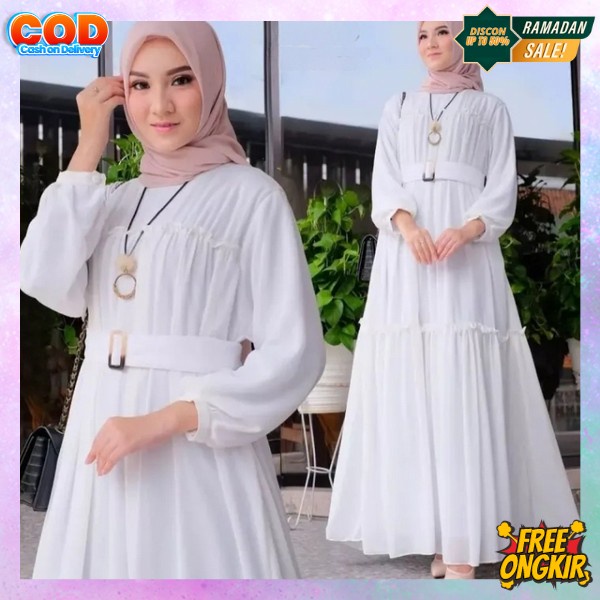 เสื้อผ้าอีด 2024 นําเข้ามุสลิมอีดเสื้อผ้ามุสลิมเสื้อผ้าสตรีล่าสุดโมเดิร์น Gsmis Current Gsmis วัยรุ่