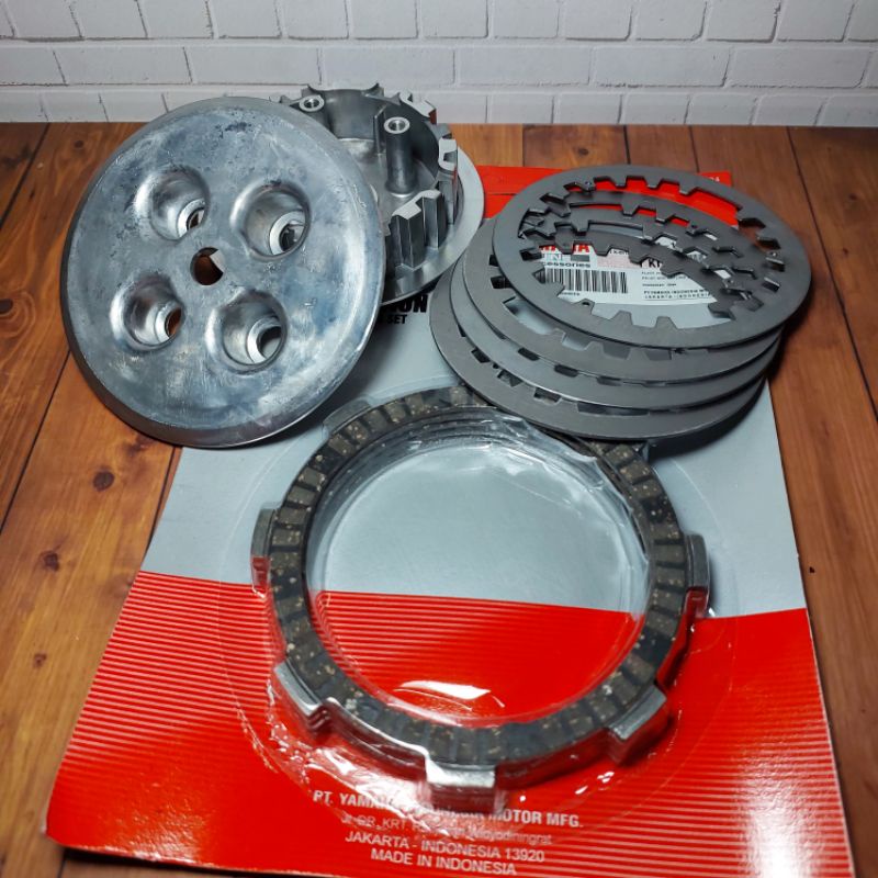 แพ็คเกจ 4 ขาและเพียงพอพร้อมซับคลัตช์และแผ่นเหล็กสําหรับ yamaha fizr force 1 jupiter z vega r new cry