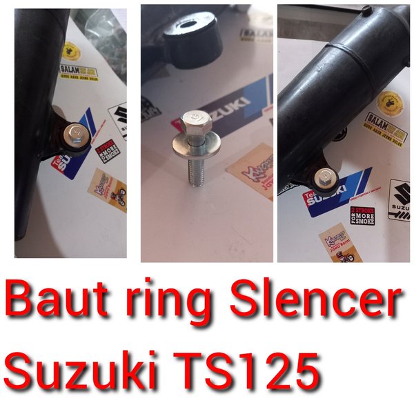 Suzuki Ts125 Slencer Bolts เลียนแบบ Suzuki Ts125 Slenser Bolts Ts125 Slencer Bolts Ts125 Slenser Bolts หายากรายการ