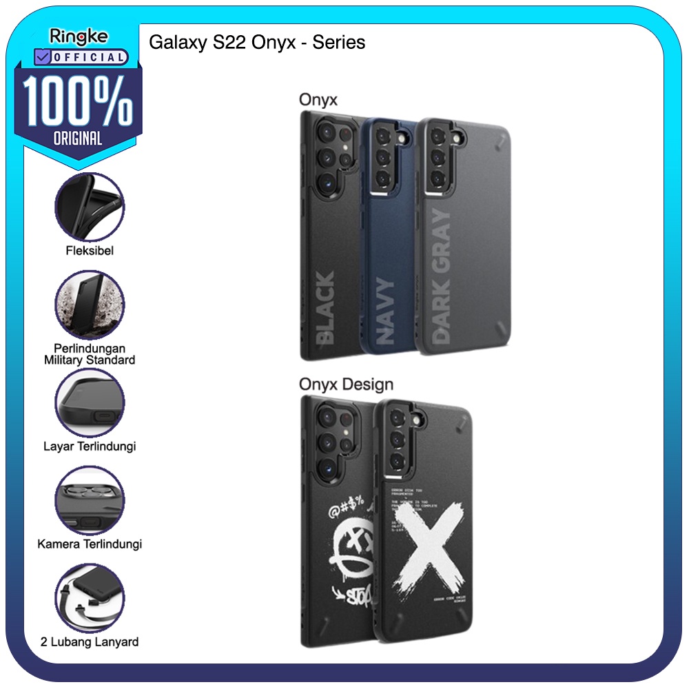 Ringke Galaxy S22 Ultra / S22 Plus / S22 Onyx Casing Softcase กันกระแทก Anti-Crack Thin