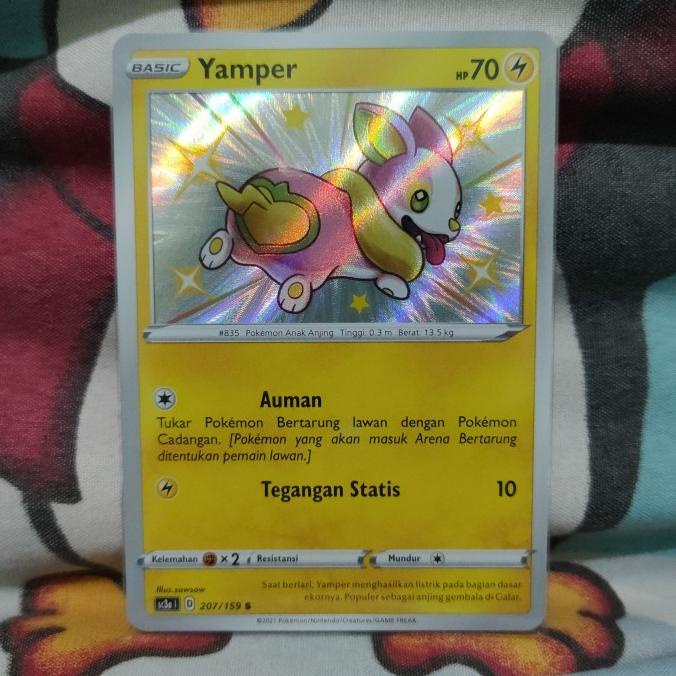 โปเกมอน TCG อินโดนีเซีย แวววาว Yamper SC3a 207/158