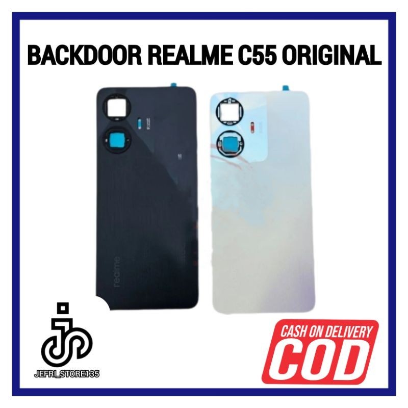 BACKDOOR ฝาหลังฝาหลัง HOUSING REALME C55 RMX3710 ต้นฉบับ