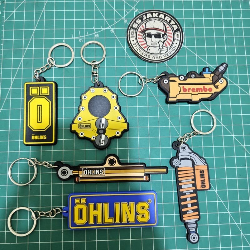 GANTUNGAN OHLINS พวงกุญแจยาง ETC.