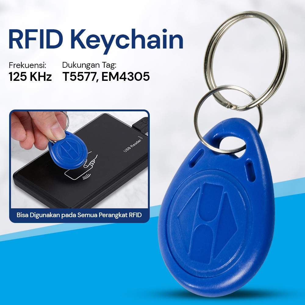พวงกุญแจ GANTUNGAN Tag 1 ชิ้น - KF02-5200 RFID