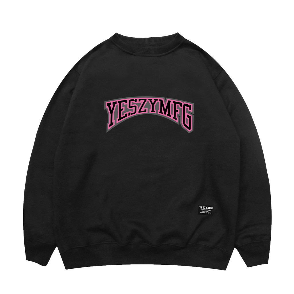 YESZY.MFG Crewneck สีดํา Infinity