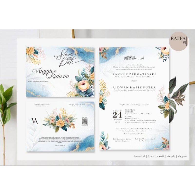 Rafa Invitation Blank 99