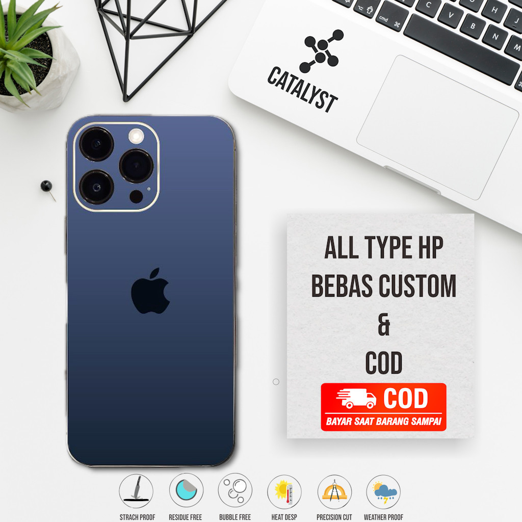 IPhone 14 pro max full body Skin - ซื้อ 1 แถม 2 - ซีรีส์ไทเทเนียมธรรมชาติ รหัส 6Y1J