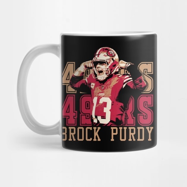 Brock Purdy 49ers แก้วกาแฟ Brock Purdy 49ers