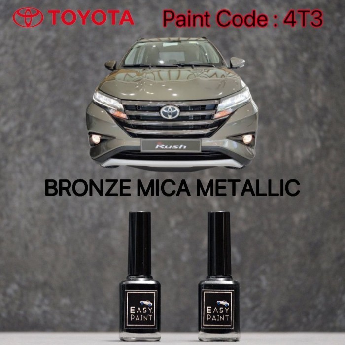สีเมทัลลิก 4T3 Bronze Mica สําหรับ Toyota Rush Calya Dark Brown Metallic
