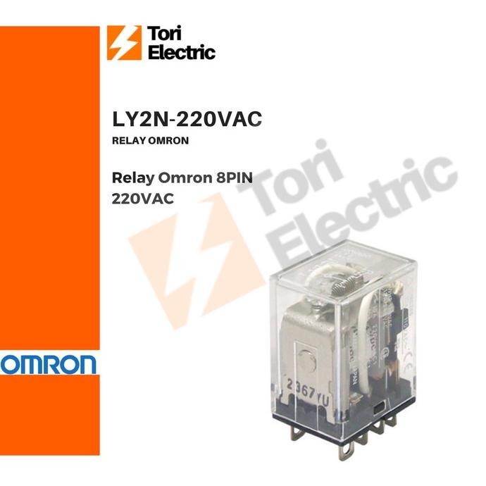 Omron Ly2N-220Vac Ly2N 220Vac Relay ของแท้ 100%