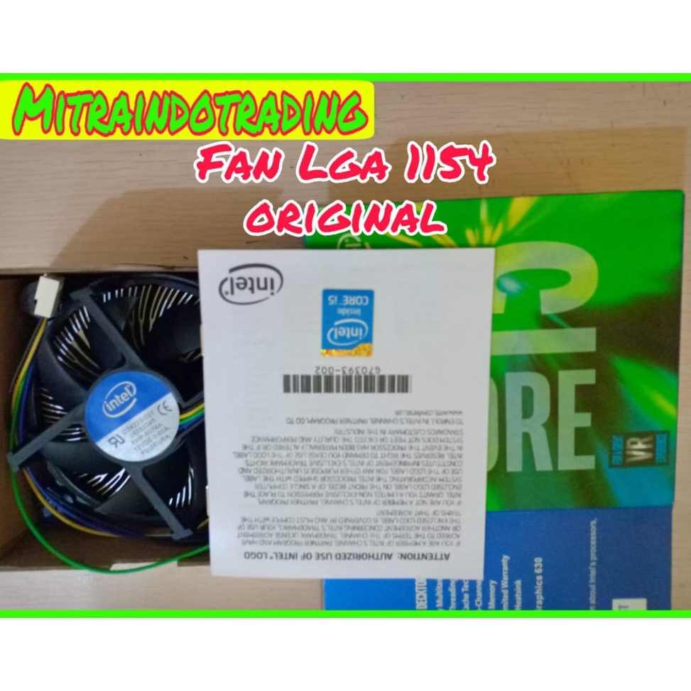 FAN FAN LGA SOCKET 1155 / 775 ORIGINAL 100%