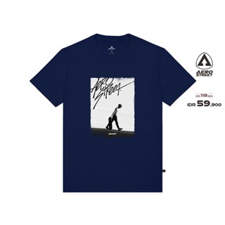 ใหม่!!! เสื้อยืด ลาย Never Quit Navy Kaos AACAA