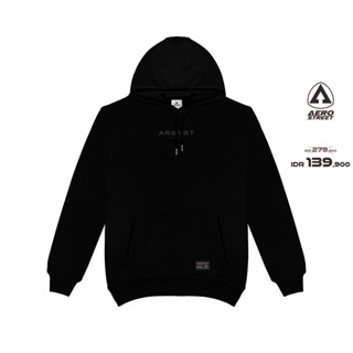 ขายดีที่สุด!! เสื้อกันหนาว จั๊มเปอร์ มีฮู้ด สีดํา Minimalizm CAAAA