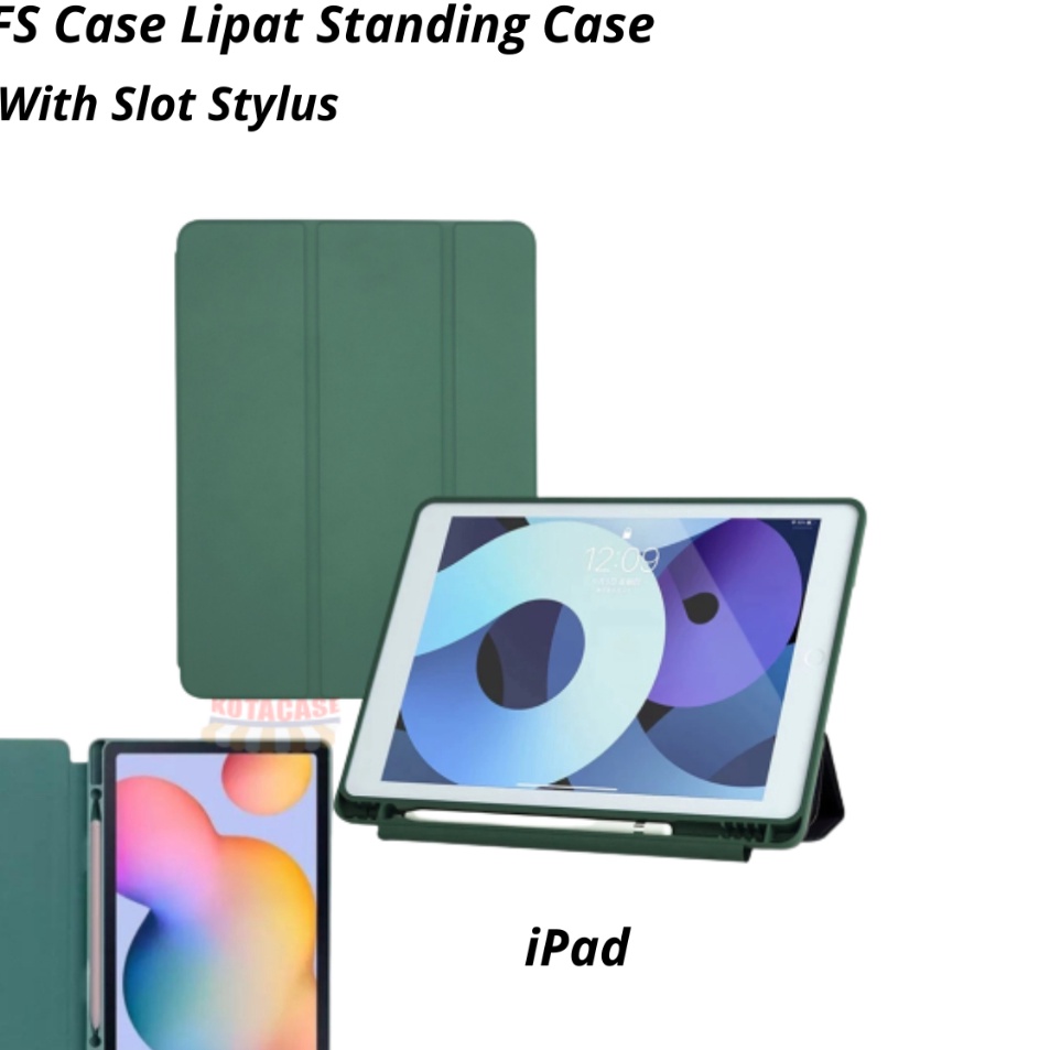 วันนี ้ เคส Ipad Mini 1/2/3/4/5 Mini 6 2/3/4 Pro 9.7/Air 1/Air 2/6/7/8 Hard Case Folding Standing Stylus Slot สําหรับแท ็ บเล ็ ต