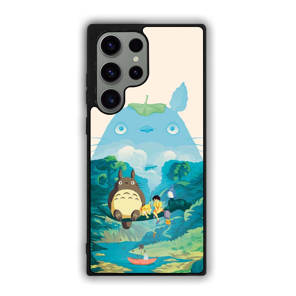 Casing Case Samsung S23 Ultra Hardcase S22 S21 S20 S10 S9 S8 Plus FE Custom Premium Image Ghibli Stu