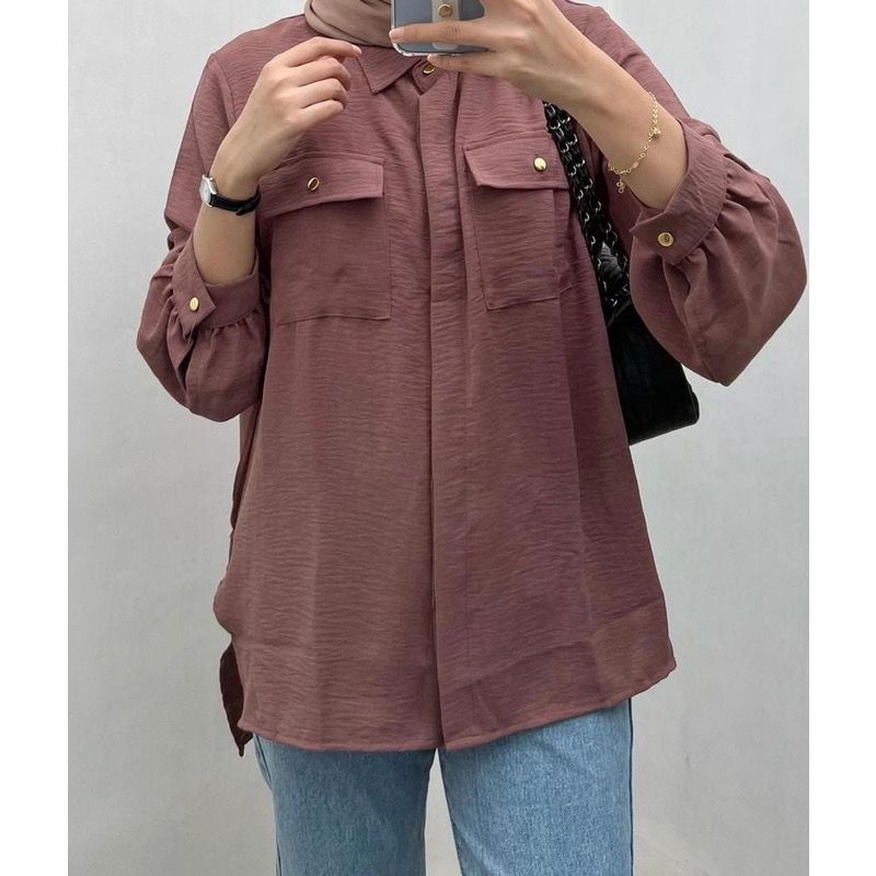 สินค้าที่ดีที่สุด GFS MD KARINA CRINKLE SHIRT